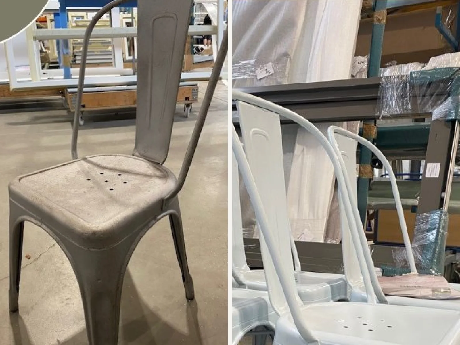 Meuble rénové et laqué