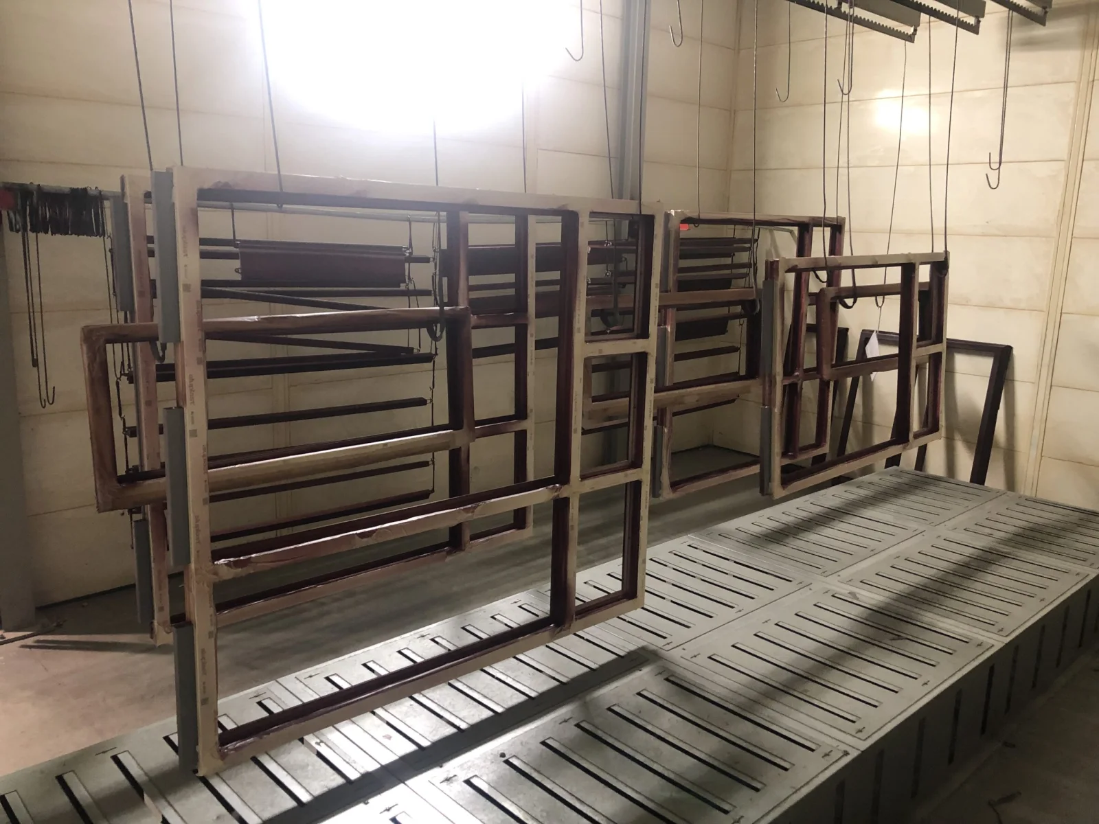 Équipement de ventilation laqué